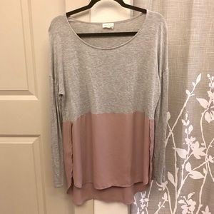 Anthropologie Meadow Rue Longsleeve Mauve Hi-Lo